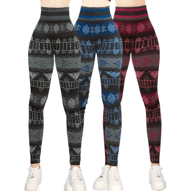 Set De 3 Legging Mujer Mallones Leggins Mayon Mallas Térmico