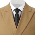 thumbnail image 3 of Beauty-Emily Men’s Double Breasted Suit Set, 2 Pcs Peak Lapel Blazer & Pants, Slim Fit Formal Wear for Wedding, Prom & Party, 3 of 11