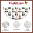thumbnail image 3 of Disketp Coffee To Go Pattern Christmas Tree Skirt, Christmas Tree Decorations, Christmas Decor, Tree Mat Decoration(30-48IN)-30", 3 of 6