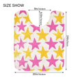 thumbnail image 5 of Yayeee Bath Rug for Bathroom Floor Non Slip Rectangle Fluffy Soft Absorbent Mat, 16"x24", Yellow Pink Stars, 5 of 7
