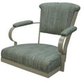 thumbnail image 5 of Tobias Designs Miami  26" Metal & Fabric Counter Bar Stools in Beige/Aquatint, 5 of 5
