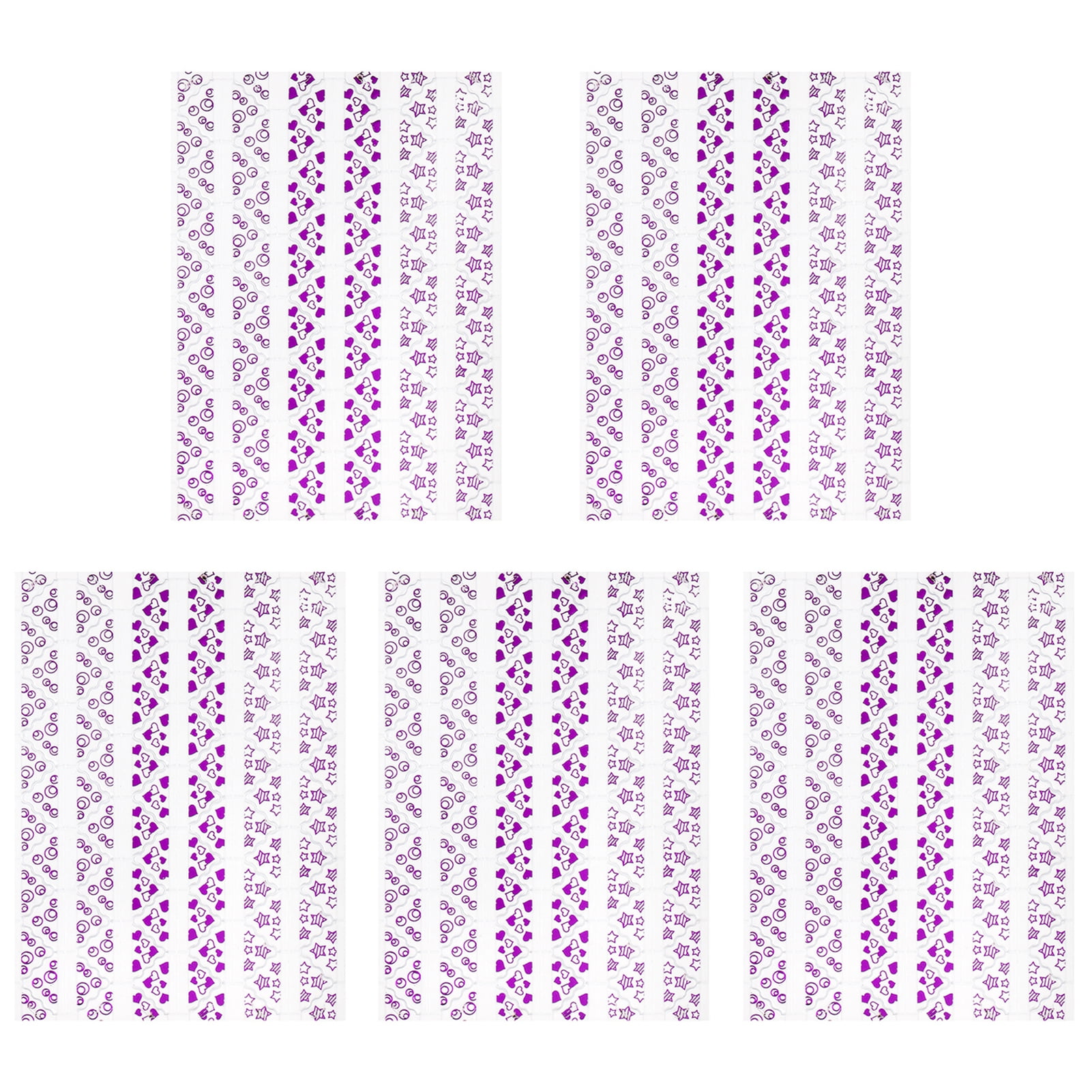 5 Sheets Corner Stickers Adhesive DIY Hot Stamping Selfadhesive