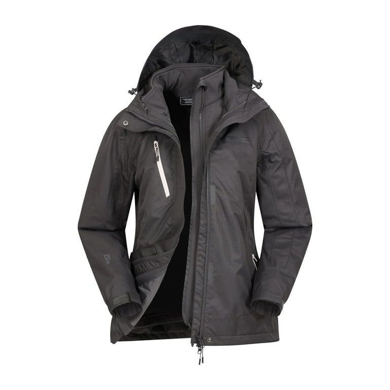 Mountain Warehouse Womens Bracken Melange 3 in 1 Jacket Walmart