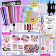 thumbnail image 3 of 800+Pcs Fashion Design Kit for Girls with 5 Mannequins, 3 of 5