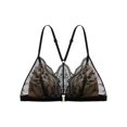 thumbnail image 2 of WCJM Bra for Womens Opening Lace Thin Three Quarter Cup Backless Bra Women Push Up Small Bust, 2 of 3