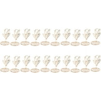 20pcs Mini Place Card Holders Table Number Stands,Tulip Shape Photo Picture Holders for Centerpieces, Wedding, Party, Birthday