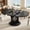 Black, variant on Laisnet 59" Extendable Wooden Dining Table for 8, Modern Kitchen Table with Hidden Storage, Black