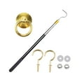 thumbnail image 2 of Kit completo de desplegable de escalera, barra de extensión de gancho desplegable para ático de hasta 64,6 pulgadas, 2 of 8
