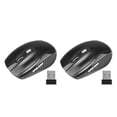 thumbnail image 4 of jesticaly Computer 2.4Ghz Wireless Optical Mouse Quick Speed Low Latency 6 Buttons Plastic Gaming Mice Desktop PC Portable Black 2Set, 4 of 6