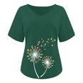 thumbnail image 4 of Elegante mujer con cuello en V estampado camiseta blusa Tops sudadera OAVQHLG3B Store  lin121212, 4 of 4