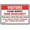 Warning Sign 5, variant on Metal Tin Biosecurity Please Respect Farm Biosecurity Sign - 12×8 Inches, Farming Safety Security Warning, Indoor Outdoor Use