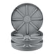thumbnail image 1 of Uxcell 3-Pack Plato para Plantas, 10 Pulgadas de Plástico Antirotación para Plantas en Macetas de Interior/Exterior [Gris], 1 of 1