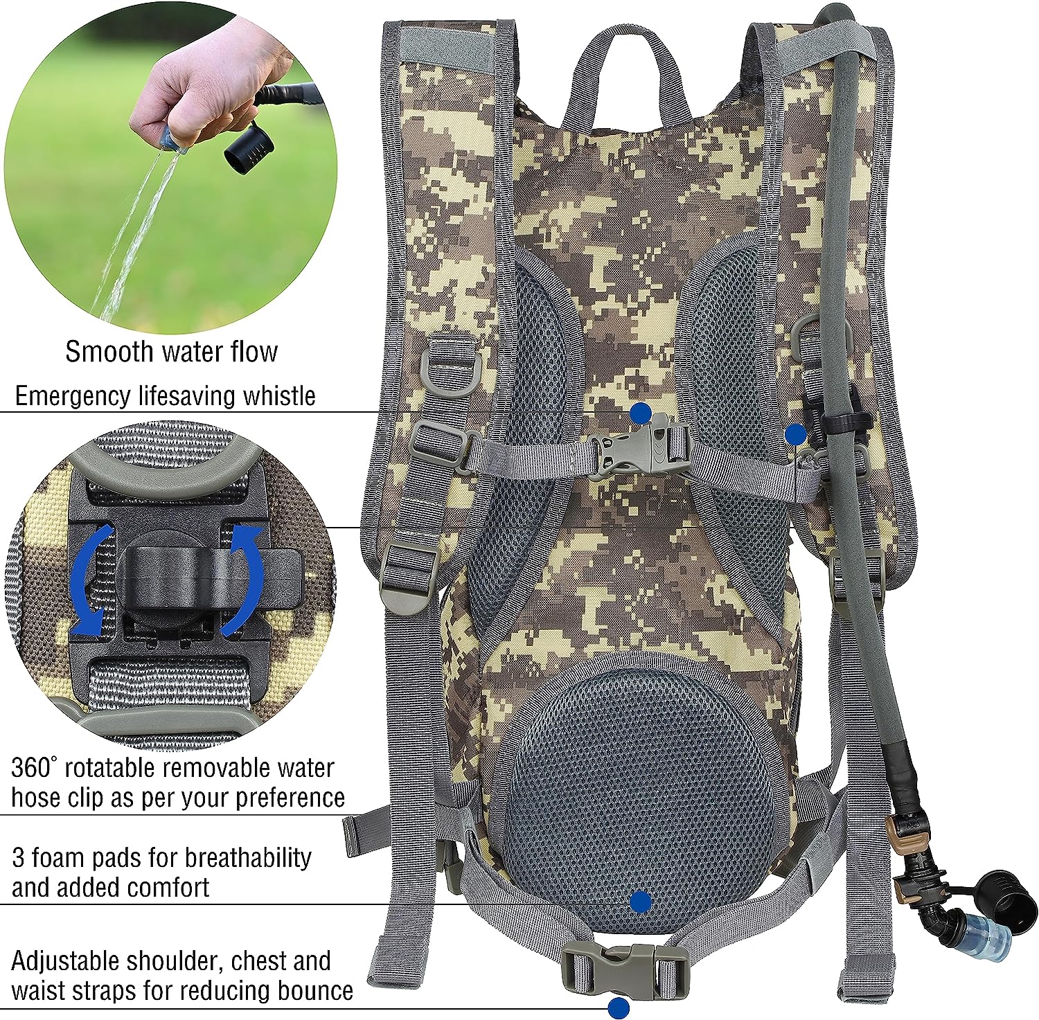 Vejiga De Hidratación Depósito De Agua Paquetes De Hidrataci | Cuotas Sin Interés