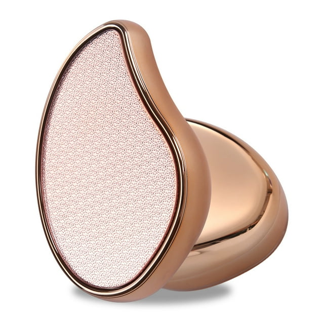 Nano Glass Foot File – Callus Remover, Dead Skin Scrubber, Heel Repair Tool for Smooth Feet (Upgraded Champagne Gold)