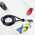 thumbnail image 4 of New  PVC Training Accessories Portable Referees Whistles Hand Whistle Training Whistle Outdoor Survival Whistle GREEN, 4 of 7