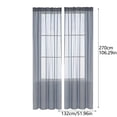 thumbnail image 2 of Breathe Fresh Life Into Your Interiors With Our Gorgeous Solid Color Semi Sheer Curtains – Trendy Versatile And Easy To Hang!, 2 of 6