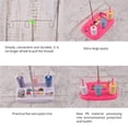 thumbnail image 4 of Billuyoard Soporte de alambre, suministros para el hogar multicolores, regalo dulce conveniente, accesorios para el hogar, soporte de costura De coser morado claro, 4 of 6