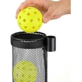 thumbnail image 4 of 2 Pcs Collecteur de Balles de Pickleball pour Filets de Pickleball, Support Portable pour Pickleball Convenant à un Dia Officiel de 2,5 Cm/0,98 Po, Filet de Rangement pour Pickleball Tenant 7 Balles de Pickleball pour Entrée Intérieure Extérieure, 4 of 6