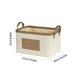 thumbnail image 3 of Foldable Storage Basket With Handle For Wardrobe Shelf Nursery Bedroom Living Room, 3 of 6