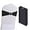Black, variant on 100PCS Spandex Stretch Chair Sashes Bows Elastic Chair Cover Bands Ties with Buckle Slider for Wedding Party Reception Events Universal Ceremony Banquet Decorations(Black)