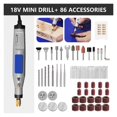 thumbnail image 2 of 18V Engraving Pen Mini Drill Rotary Tool With Grinding Accessories Set Multifunction Mini Engraving Pen ,Compact and Lightweight Portable, 2 of 7