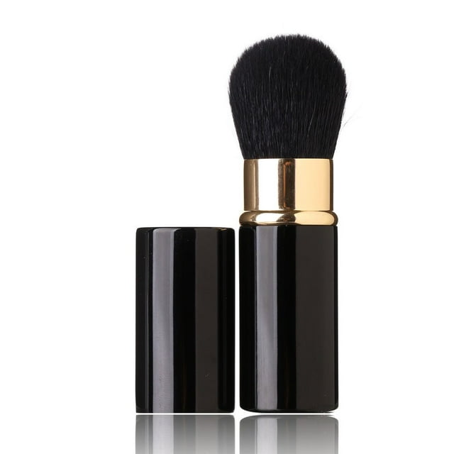 Brocha de maquillaje retráctil Textention con pelos de cabra
