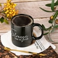 thumbnail image 4 of Stronger Than The Storm Self Love Positive Funny Coffee Mug - Best Dad & Mom Gifts, Gag Father'S Day Mothers Day Present Idea From Daughter, Son, Kids, Black 11 Oz, 4 of 7