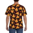 thumbnail image 2 of Naloa Cartoon Pizza Men's T-Shirt Sport T-shirt Men's Basic Tee Casual Men's Shirt, Round Neck, Short Sleeves - Small, 2 of 5