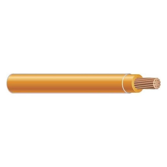 THHN Building Wire, Copper, 8 AWG, 1C, Orange, Stranded, 500 ft