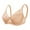 Beige, variant on Patlollav Bras for Women, Womens Plus Size Comfortable Breathable Underwire Bras Lace Push-Up Underwear