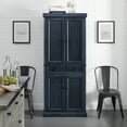 thumbnail image 2 of Coastal Pantry Cabinet - Tall Storage Cabinet with Drawer & Adjustable Shelves - Farmhouse Kitchen Cabinet, 2 of 7