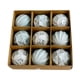 thumbnail image 1 of 9 piezas de pequeños colgantes navideños, adornos decorativos navideños, bolas navideñas colgantes para azul claro, 1 of 9