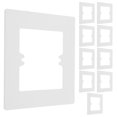 thumbnail image 1 of HONMEET 10Pcs Light Switch Covers Decorative Square Shape for Office Renovation Projects, 1 of 8