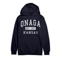 thumbnail image 1 of Onaga Kansas Classic Established Premium Cotton Hoodie, 1 of 1