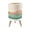Color 3, variant on Small Trash Can with Lid Purple Rose Water Drops Dark Romantic 1.8 Gallon Dog Proof Trash Can Round Garbage Can Waste Bin Wastebasket for Bathroom Bedroom Living Room