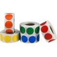 thumbnail image 3 of Étiquettes Rondes de Codage Couleur 3/4 Pouces Pouces.75 Pouces - Pack en Vrac - un Rouleau par Rouge Jaune Vert Bleu Orange - 500 par Couleur - 2 500 Autocollants au Total, 3 of 4
