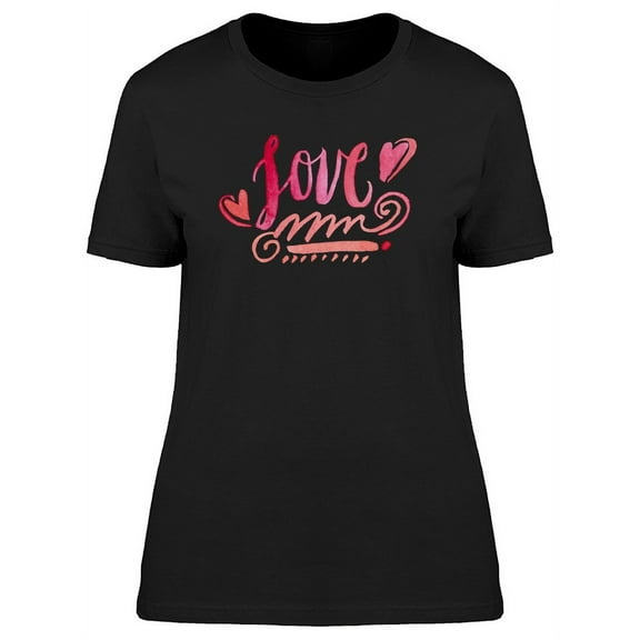 The Word Love With Cute Drawings Tee Women's -Image by Shutterstock