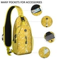 thumbnail image 2 of Crossbody Sling Backpack for Women Men Organic Bananas Shoulder Sling Crossbody Casual Chest Bag for Travel Sports Running Hiking, 2 of 6