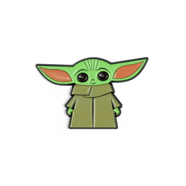 Star Wars Toynk Exclusive Enamel Pin Mandalorian Cartoon Child Baby Yoda Ears Up Walmart Com Walmart Com