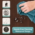 thumbnail image 6 of Sorbus Waterproof Wood Grain Foam Floor Tiles, 30 Tiles, 120 Sq Ft, Interlocking, Mahogany, 6 of 9