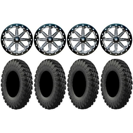 MSA Lok 15 ATV Wheels 37 MotoRally Tires Sportsman RZR Ranger