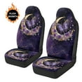 thumbnail image 7 of Garronmavis Purple Butterflies 2 PCS Fluffy Car Seat Covers for Front Seat Cushion Auto Seats Cover Universal fit for SUV Sedan Van, 7 of 7