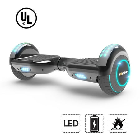 Hoverheart UL 2272 Certified 6.5" Premium Bluetooth Hoverboard (Chrome Black)