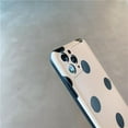 thumbnail image 4 of Kawaii Cute Black Spot Soft Phone Case Compatible with iPhone Case (White,iPhone 12), 4 of 6
