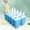 Sky Blue, variant on Mould， Maker Silicone Ice Reusable Easy Release Ice Make