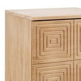 thumbnail image 3 of Benjara Hensley 22 Inch 2 Drawer Wood Nightstand, Grooved Front, Brown, 3 of 4