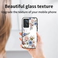 thumbnail image 3 of Nalacover for OnePlus Nord CE2 5G Slim Case,Exquisite Floral Pattern 360 Rotating Diamond Ring Holder Anti-Scratch Soft TPU Silicone Bumper Rubber Tempered Glass Back Cover.White, 3 of 9