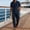 #71-Navy, variant on Men Black Linen Cuban Collar Cargo Short Sleeve Shirt Cargo Long Pants Two Piece Set Beach Vacation Outfits Gifts for Father