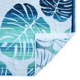 thumbnail image 2 of Serviette de plage en coton Feuille de monstera HOMETRENDS, 2 of 6