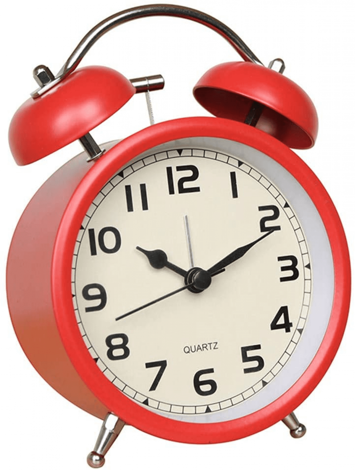 TIMPCV Analog Alarm Clock Twin Bell Retro Copper Metal 4 Extra